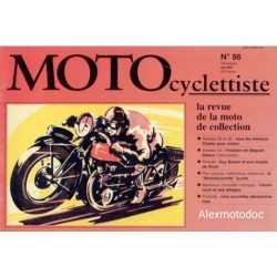 Motocyclettiste n° 86