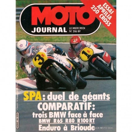 moto journal,Moto journal 516,n° 516,revue,moto,essai,journal,revues,revues moto,motos,revue moto,