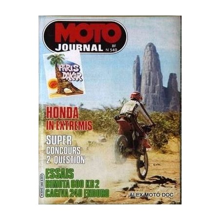 Moto journal n° 540