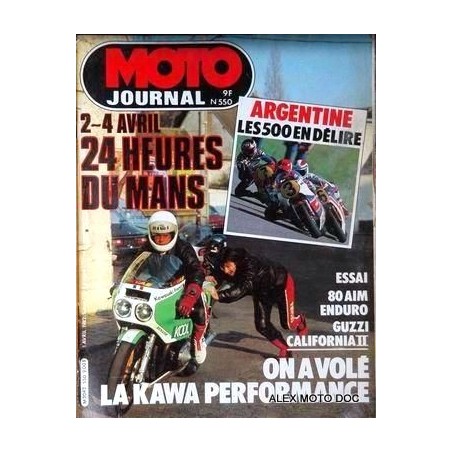 Moto journal n° 550