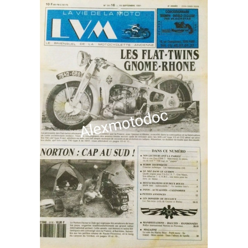 la vie de la moto n°217