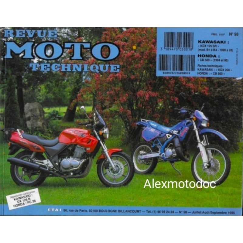 Revue moto technique n° 98