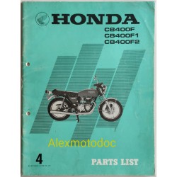 Honda  CB 400 F de 1977