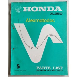Honda XL 250 K3 de 1977