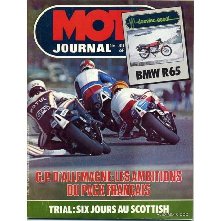 moto journal,Moto journal 411,revue,moto,essai,journal,Honda,BMW,Kawasaki,Suzuki,Yamaha,Triumph,Bsa,Harley,Norton,revue moto,