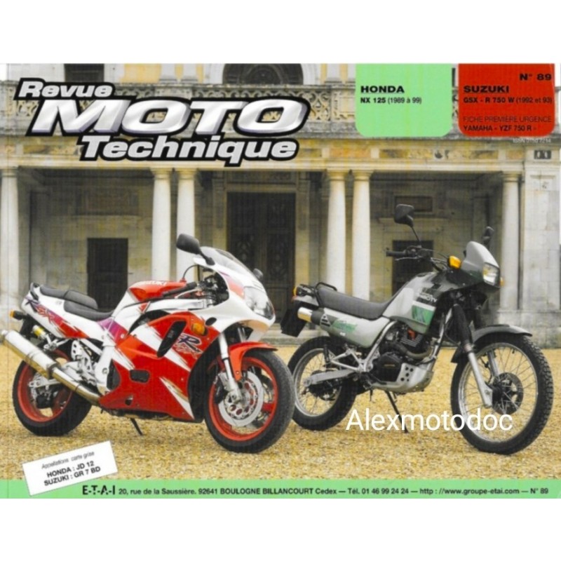 copy of Revue moto technique n° X