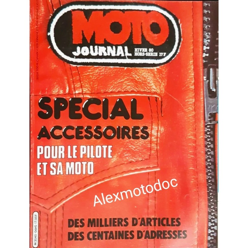 Moto journal spécial accessoires 1980