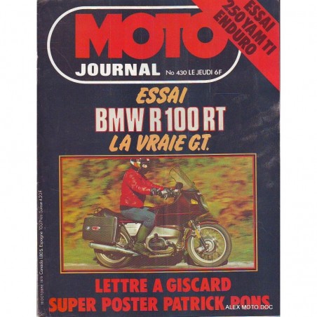 Moto journal n° 0