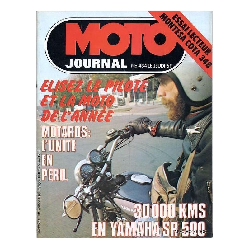 moto journal,Moto journal 434,n° 434,revue,moto,essai,journal,revues,revues moto,motos,revue moto,