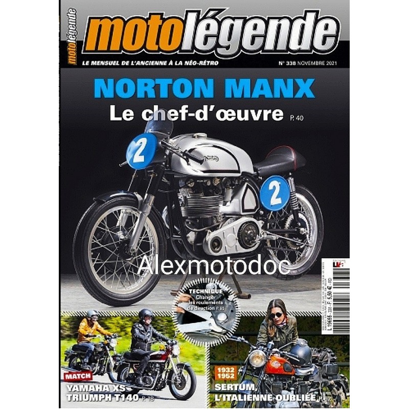 Moto légende n° 338