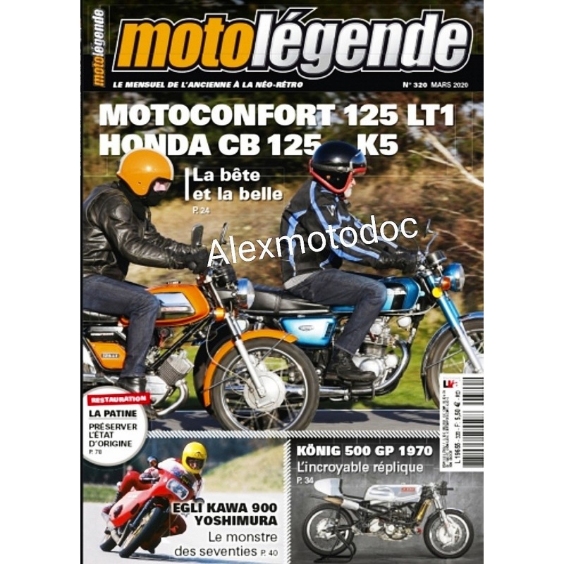 Moto légende n° 320