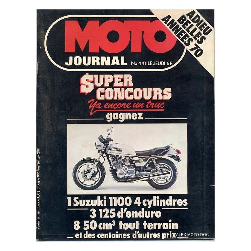 moto journal,Moto journal 441,n° 441,revue,moto,essai,journal,revues,revues moto,motos,revue moto,