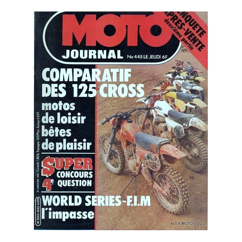 Moto journal n° 445