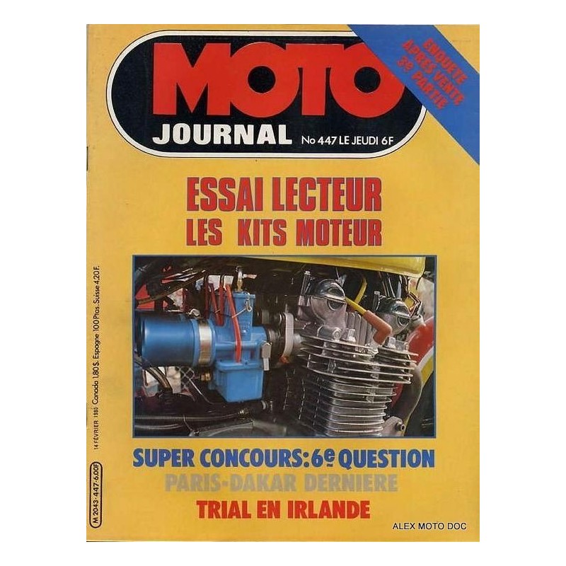 Moto journal n° 0