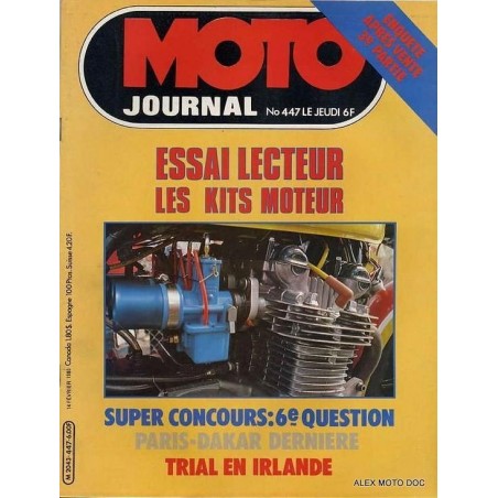 Moto journal n° 447