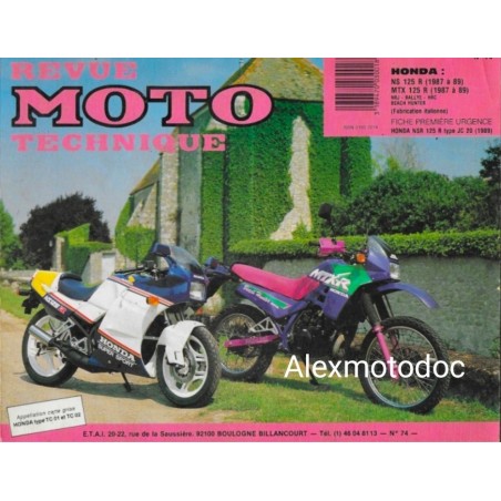 copy of Revue moto technique n° X