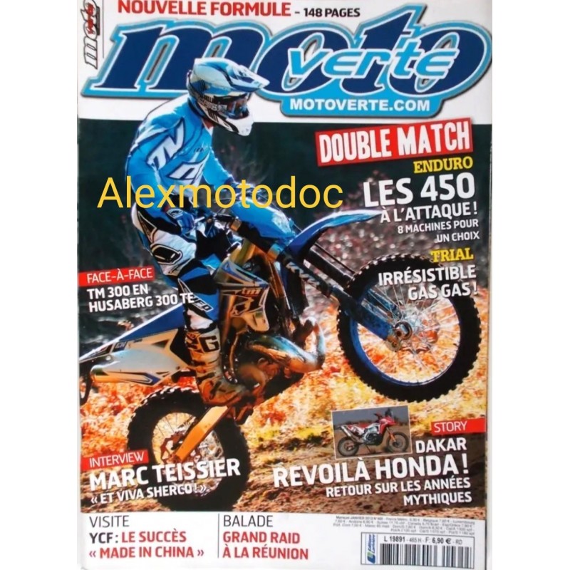 Moto Verte n° 465