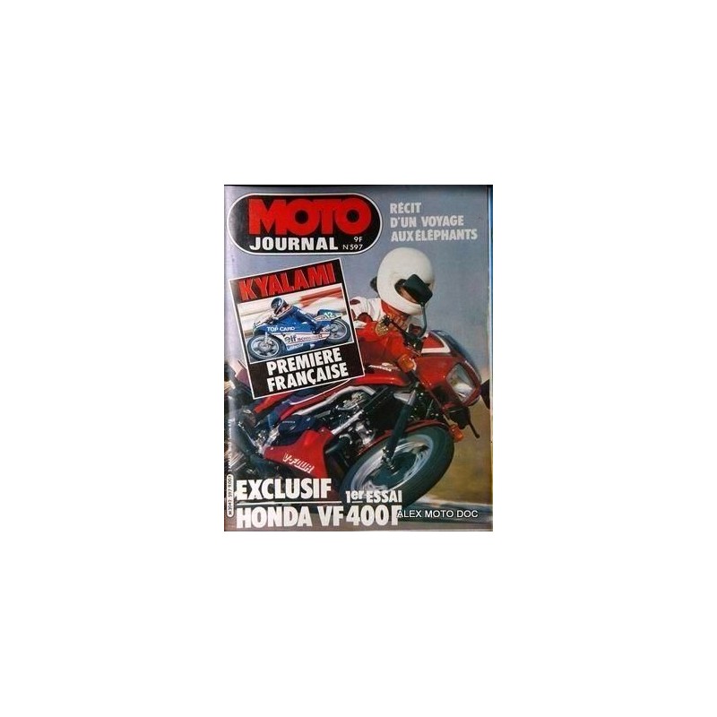 moto journal,Moto journal 597,n° 597,revue,moto,essai,journal,revues,revues moto,motos,revue moto,