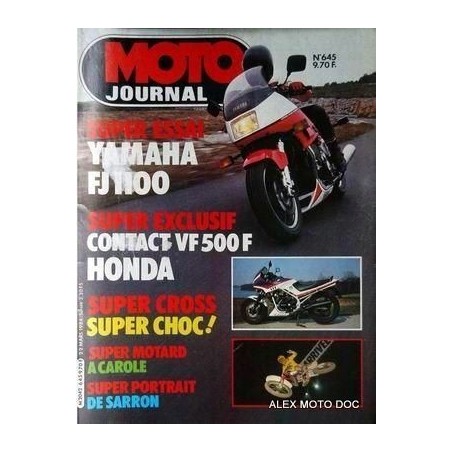 moto journal,Moto journal 645,n° 645,revue,moto,essai,journal,revues,revues moto,motos,revue moto,