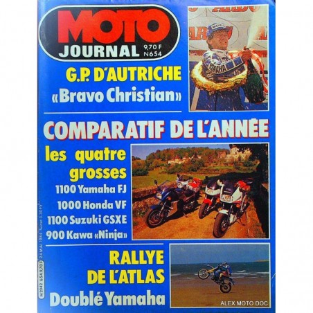 moto journal,Moto journal 654,n° 654,revue,moto,essai,journal,revues,revues moto,motos,revue moto,