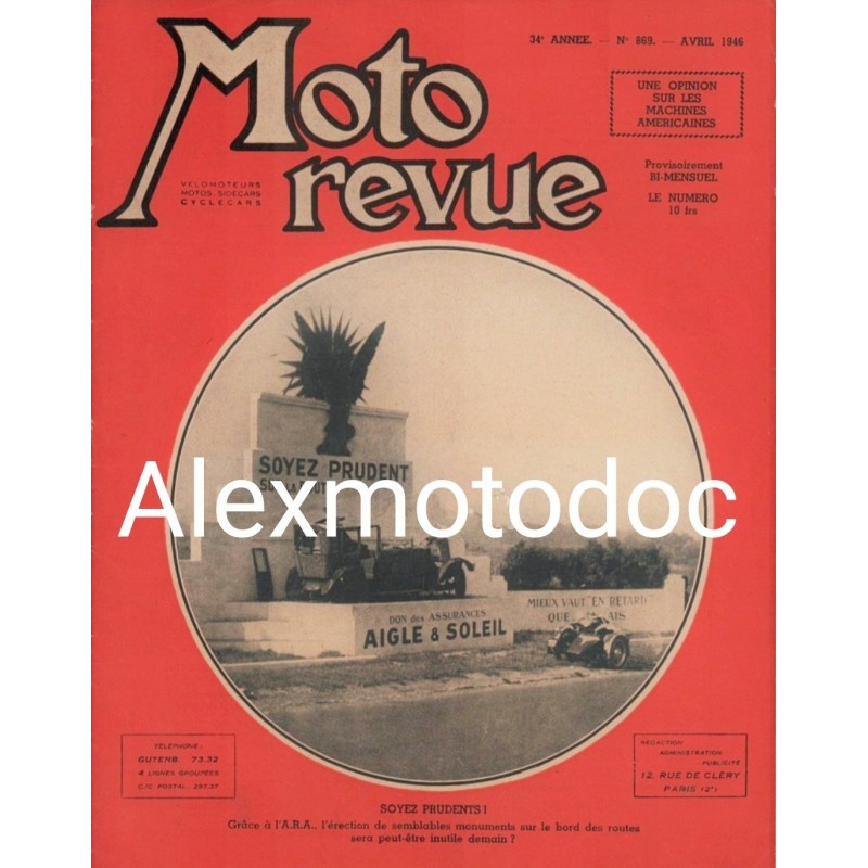 copy of Moto Revue n° 860