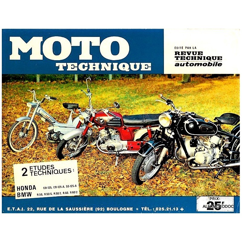 copy of Revue moto technique  BMW R 50 et R 60