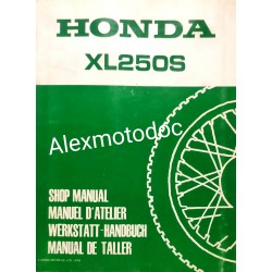Honda XL 250 S  de 1978