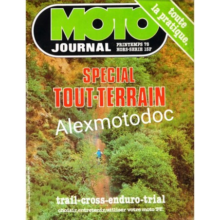 Moto Journal Spécial tout-terrain 1978