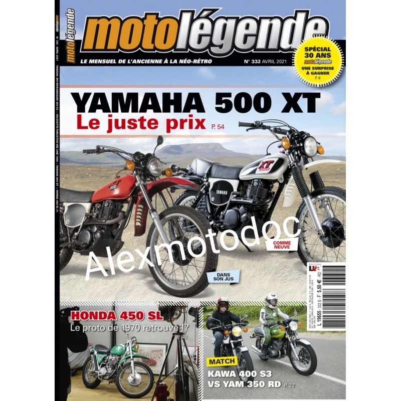 Moto légende n° 332