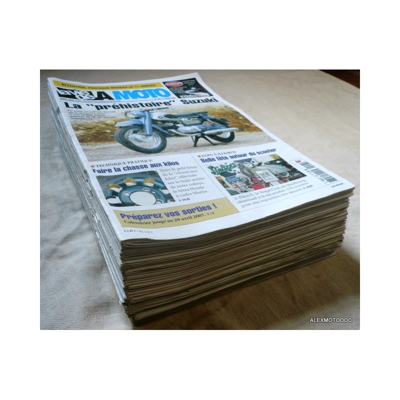 copy of copy of Année X La vie de la moto