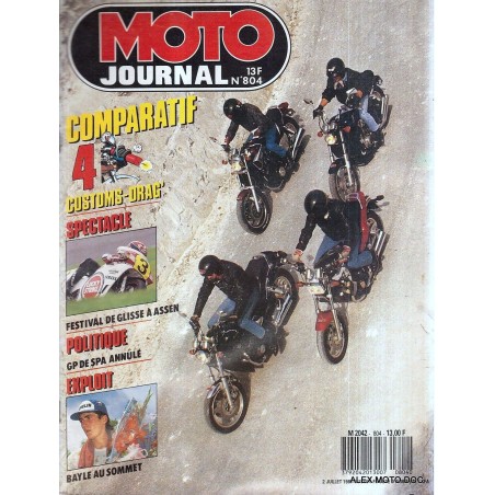 Moto journal n° 804