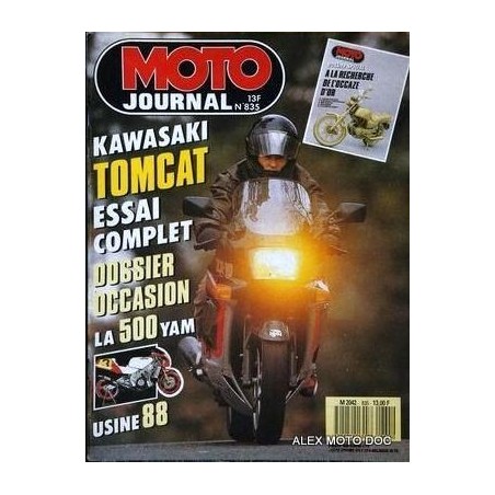 moto journal,Moto journal 835,n° 835,revue,moto,essai,journal,revues,revues moto,motos,revue moto,