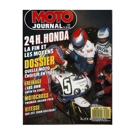 Moto journal n° 840