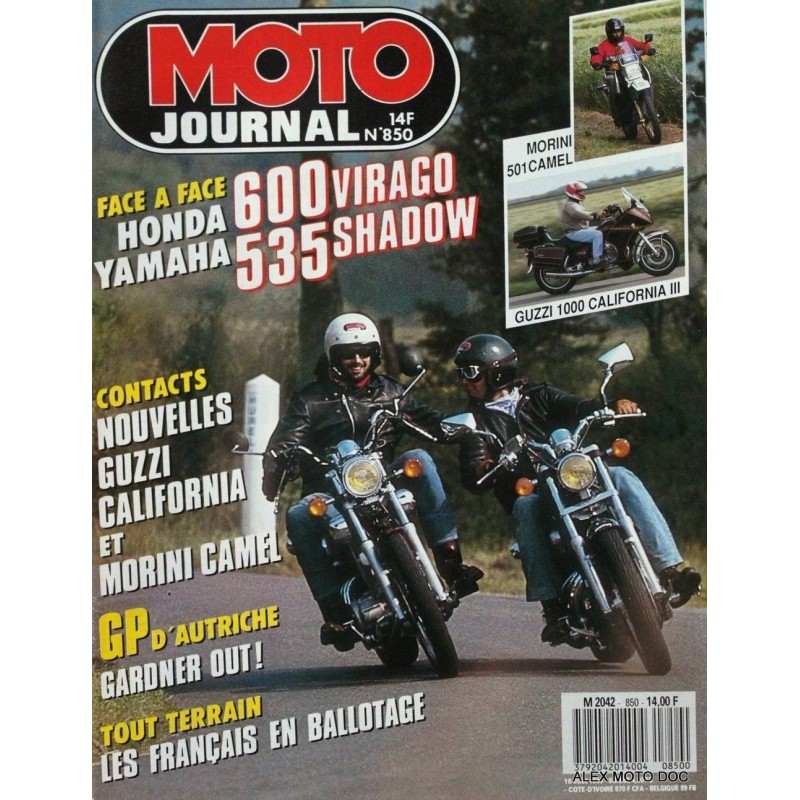 moto journal,Moto journal 850,n° 850,revue,moto,essai,journal,revues,revues moto,motos,revue moto,