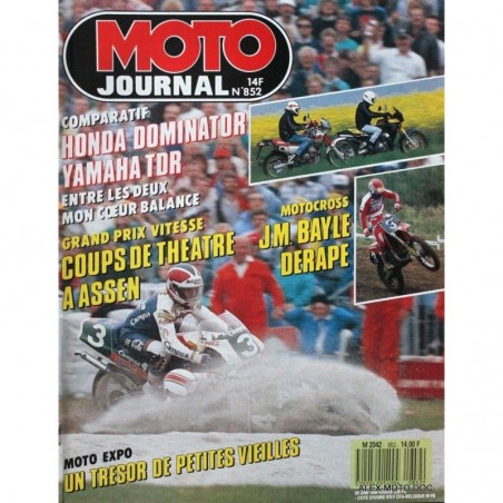 moto journal,Moto journal 852,n° 852,revue,moto,essai,journal,revues,revues moto,motos,revue moto,