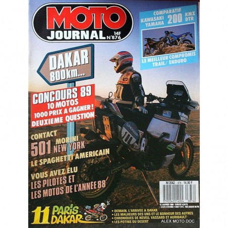 moto journal,Moto journal 876,n° 876,revue,moto,essai,journal,revues,revues moto,motos,revue moto,