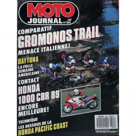 moto journal,Moto journal 885,n° 885,revue,moto,essai,journal,revues,revues moto,motos,revue moto,