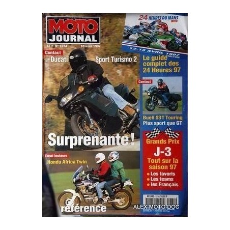 moto journal,Moto journal 1274,n° 1274,revue,moto,essai,journal,revues,revues moto,motos,revue moto,