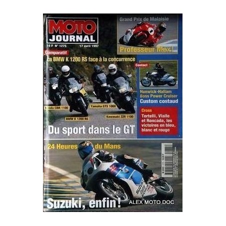 moto journal,Moto journal 1275,n° 1275,revue,moto,essai,journal,revues,revues moto,motos,revue moto,