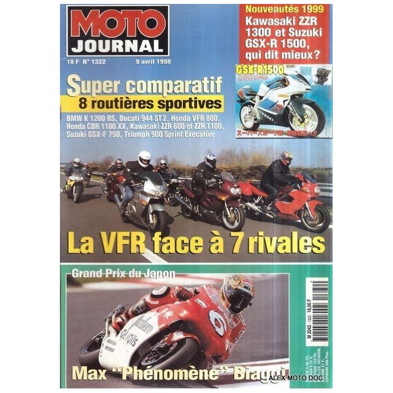 moto journal,Moto journal 1322,n° 1322,revue,moto,essai,journal,revues,revues moto,motos,revue moto,