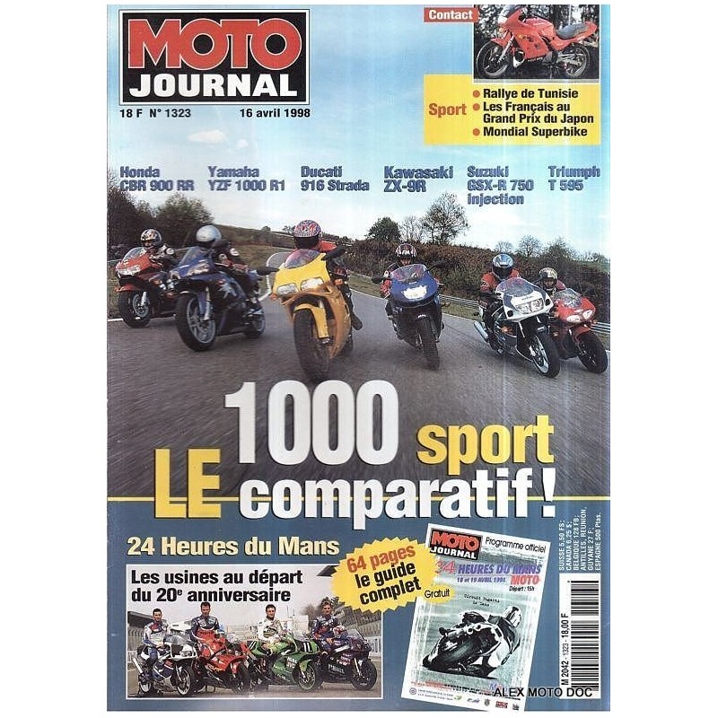 moto journal,Moto journal 1323,n° 1323,revue,moto,essai,journal,revues,revues moto,motos,revue moto,