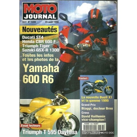 moto journal,Moto journal 1338,n° 1338,revue,moto,essai,journal,revues,revues moto,motos,revue moto,