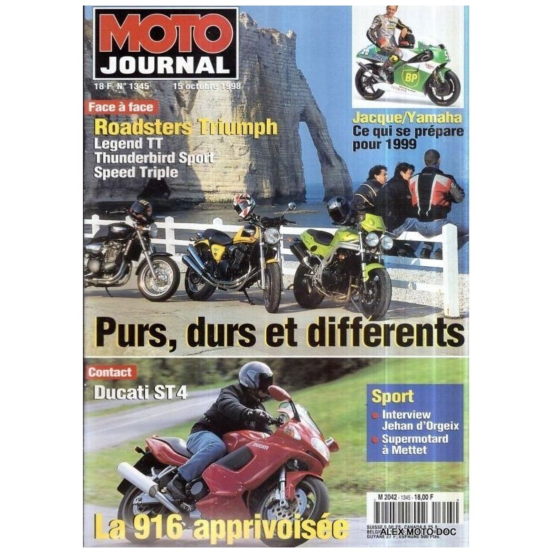 moto journal,Moto journal 1345,n° 1345,revue,moto,essai,journal,revues,revues moto,motos,revue moto,