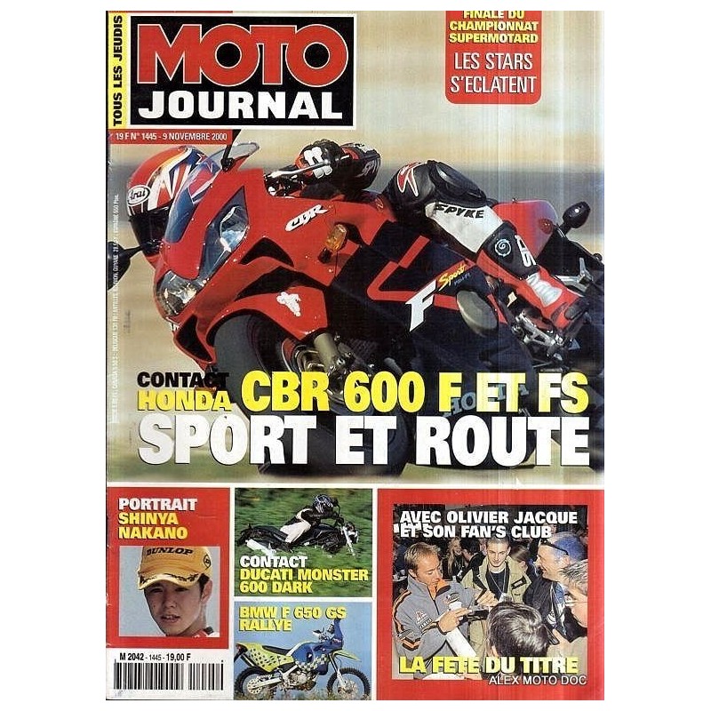 moto journal,Moto journal 1445,n° 1445,revue,moto,essai,journal,revues,revues moto,motos,revue moto,