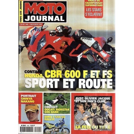 moto journal,Moto journal 1445,n° 1445,revue,moto,essai,journal,revues,revues moto,motos,revue moto,