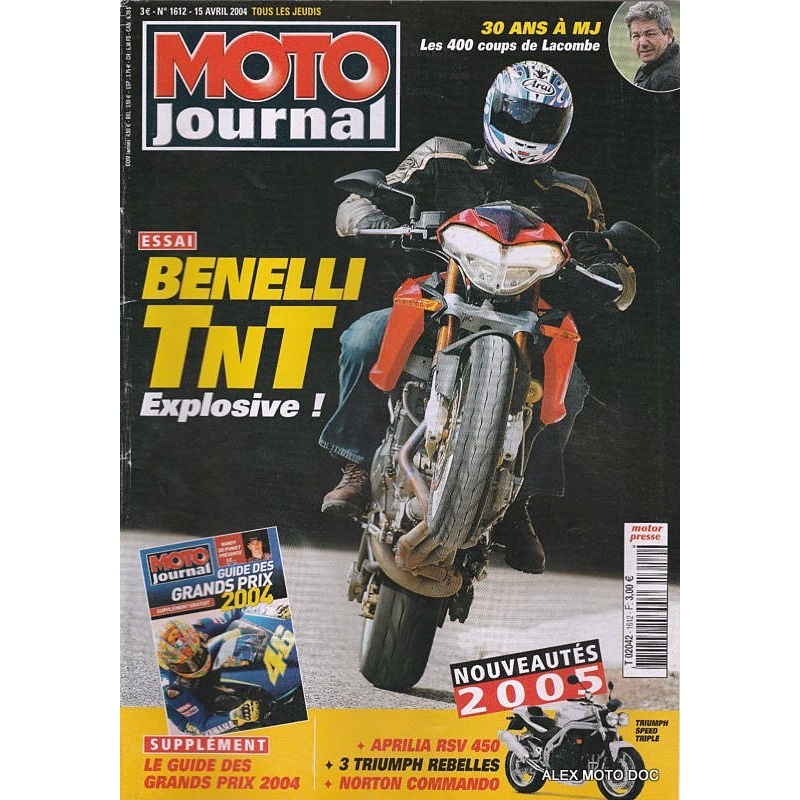 moto journal,Moto journal 1612,n° 1612,revue,moto,essai