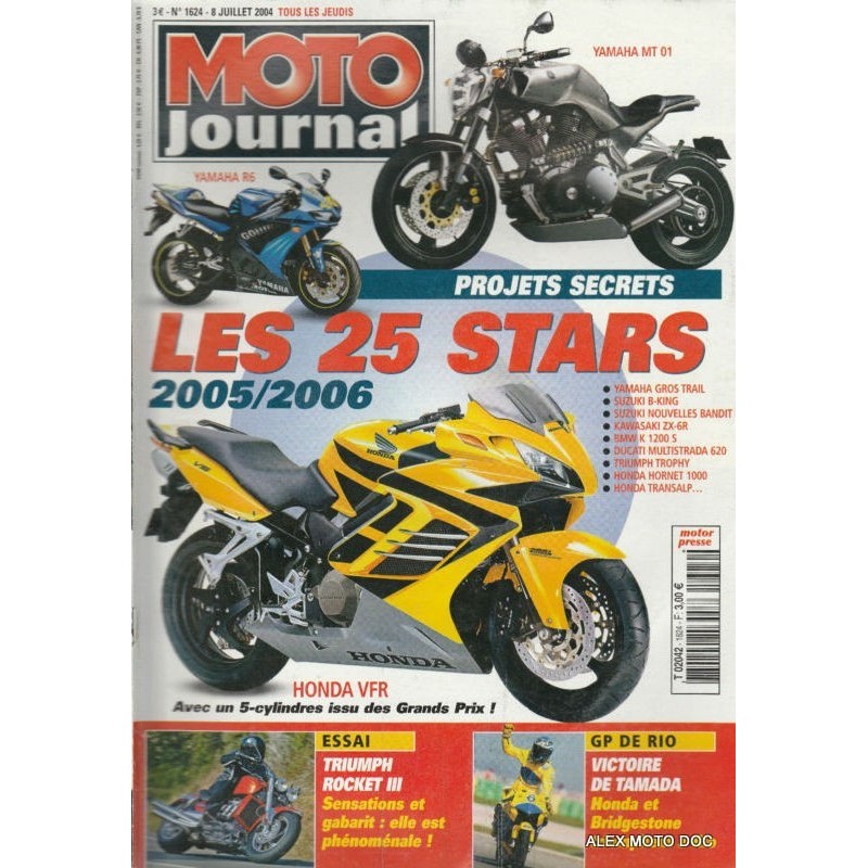 moto journal,Moto journal 1624,n° 1624,revue,moto,essai
