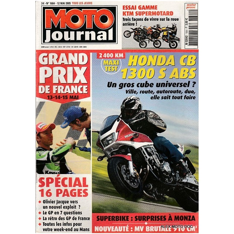 moto journal,Moto journal 1664,n° 1664,revue,moto,essai,journal,revues,revues moto,motos,revue moto,