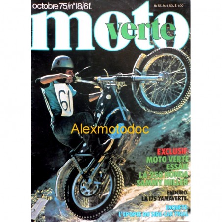 Moto verte n° 20 