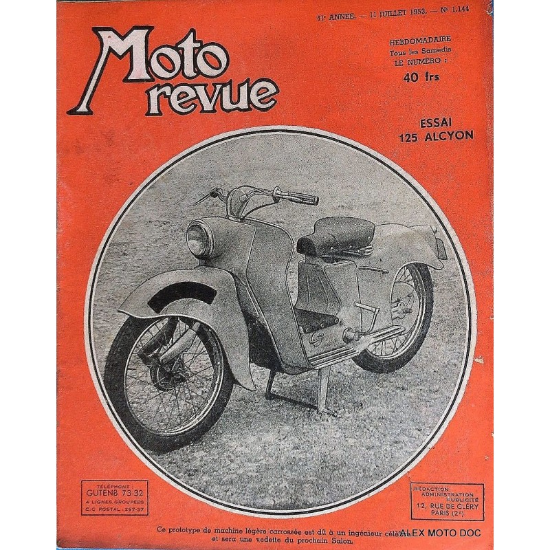 Moto revue,moto revue 1144 ,n° 1144,revue,moto